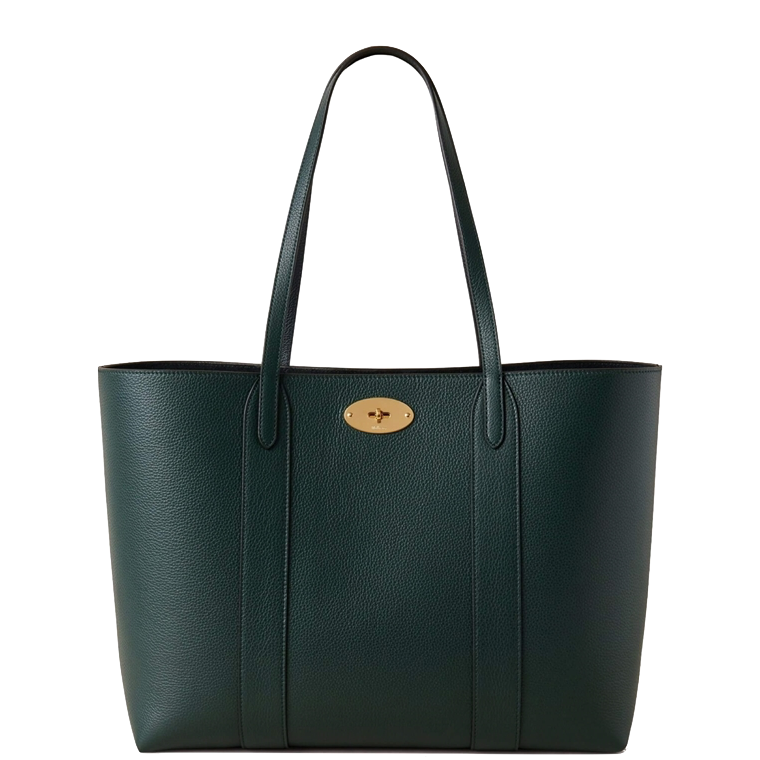 Mulberry Bayswater Tote Mulberry Green Classic Grain